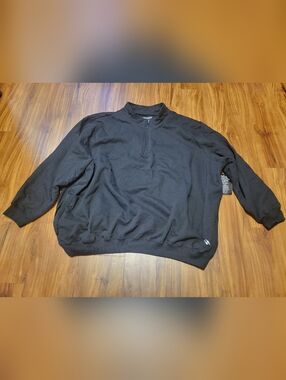 King Size KS Sport 1/4 Zip Pullover Sweatshirt, Tag Size 5XL Big